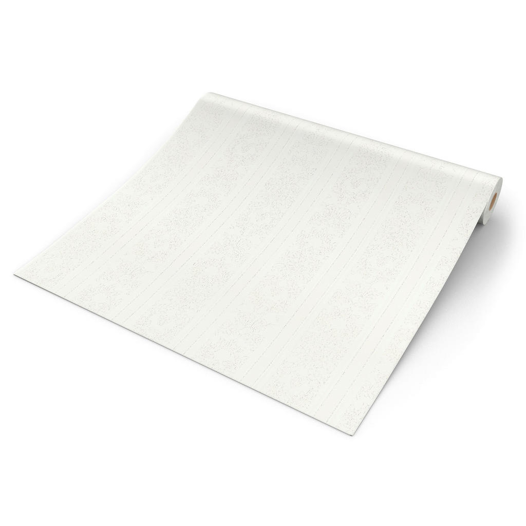 Bricoflor Papiertapete in Weiß günstig online kaufen