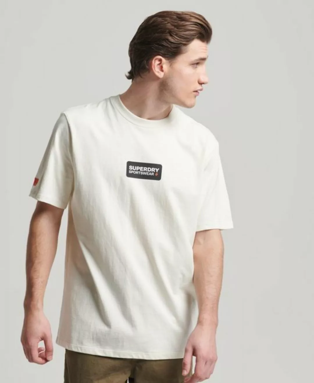 Superdry T-Shirt CODE TECH GRAPHIC LOOSE TEE Nordic Bone Grey günstig online kaufen