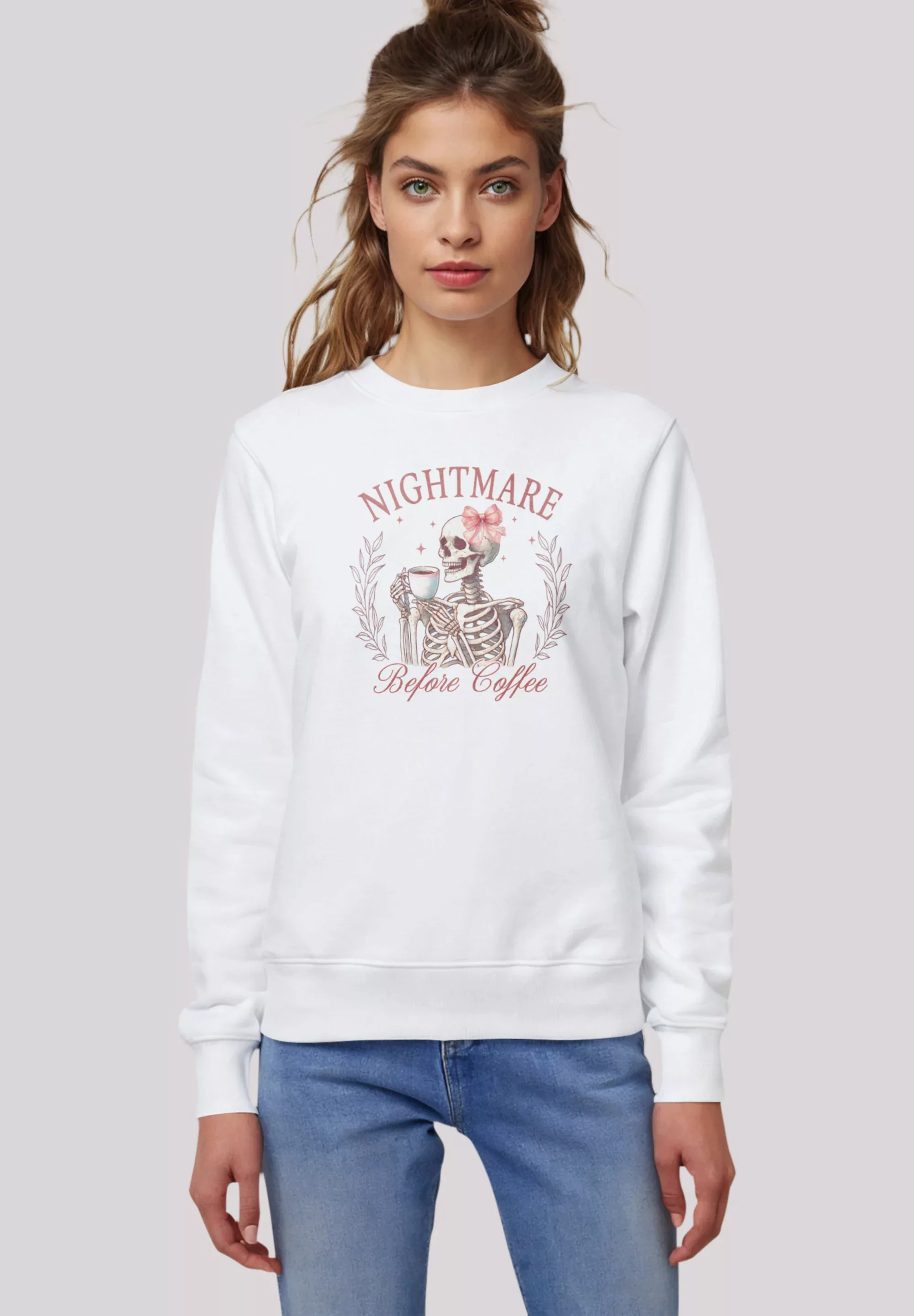 F4NT4STIC Sweatshirt "Nightmare Before Coffee", Premium Qualität günstig online kaufen