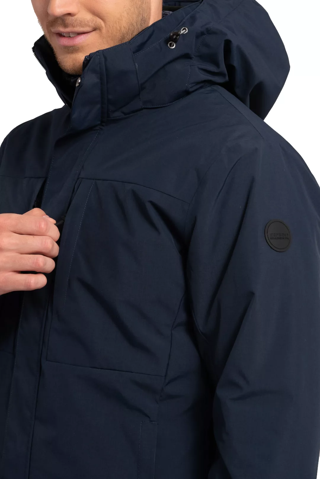 Icepeak Funktionsjacke "ICEPEAK ALSTON", mit Kapuze, mit Logoschriftzügen a günstig online kaufen