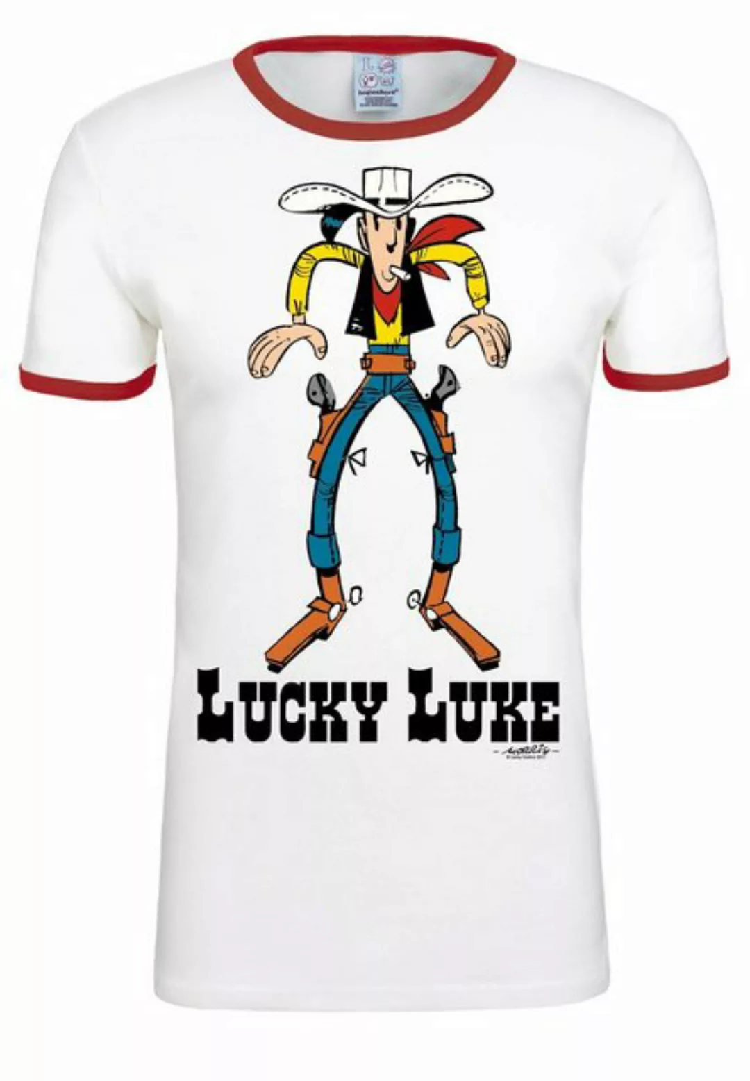 LOGOSHIRT T-Shirt Lucky Luke mit lizenziertem Originaldesign günstig online kaufen