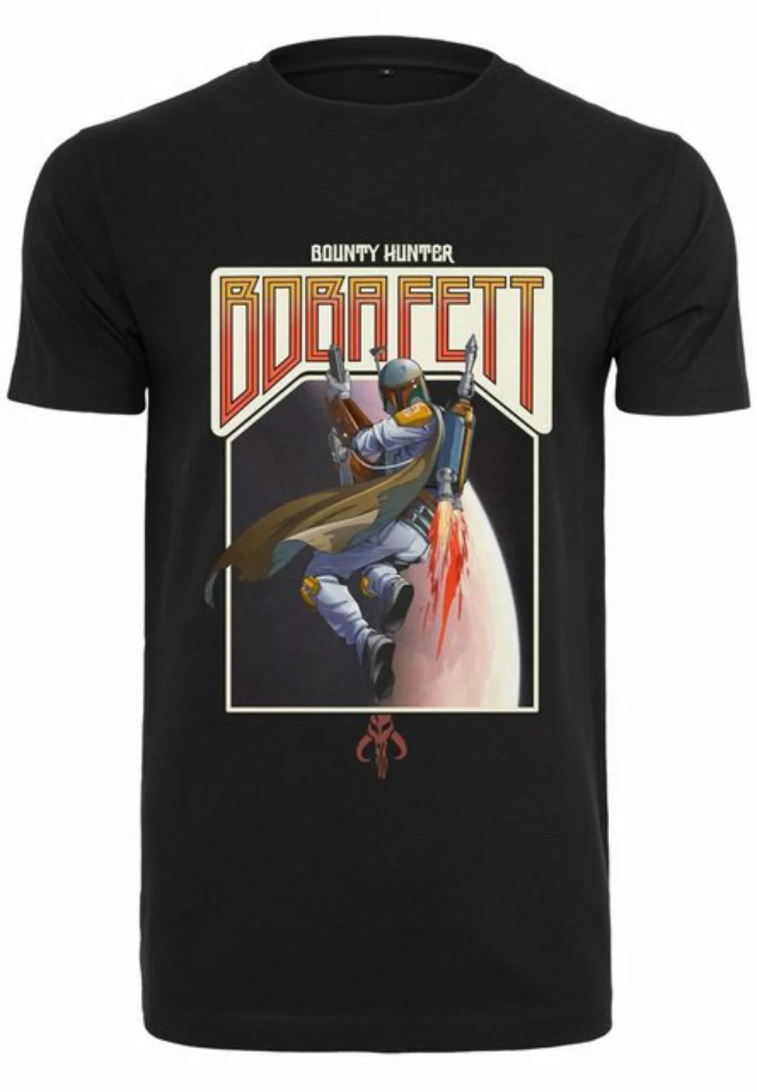 Merchcode Kurzarmshirt Merchcode Herren Boba Fett Retro Tee (1-tlg) günstig online kaufen