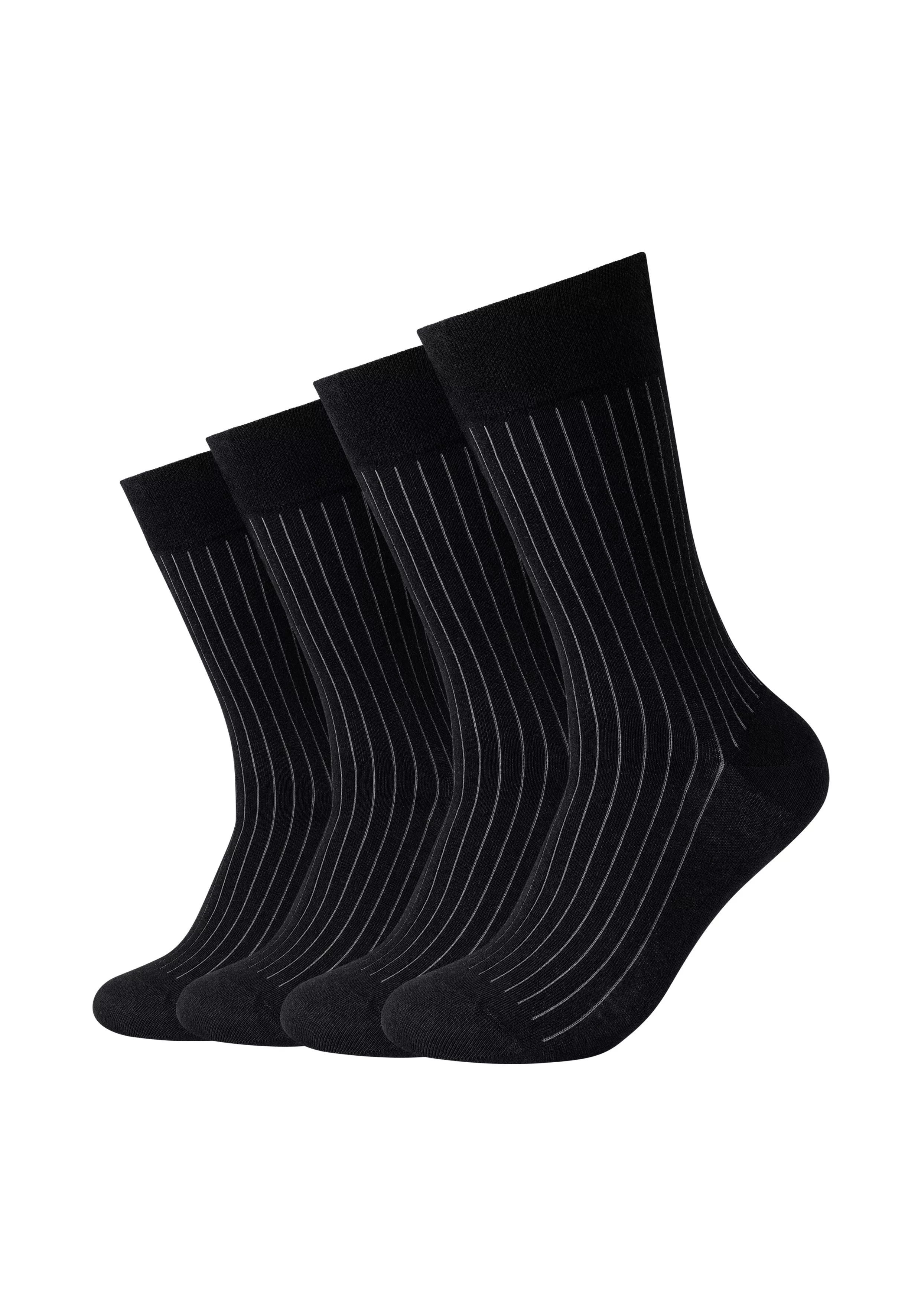 Camano Socken "ca-soft", (4er Pack), mit Rippstruktur günstig online kaufen