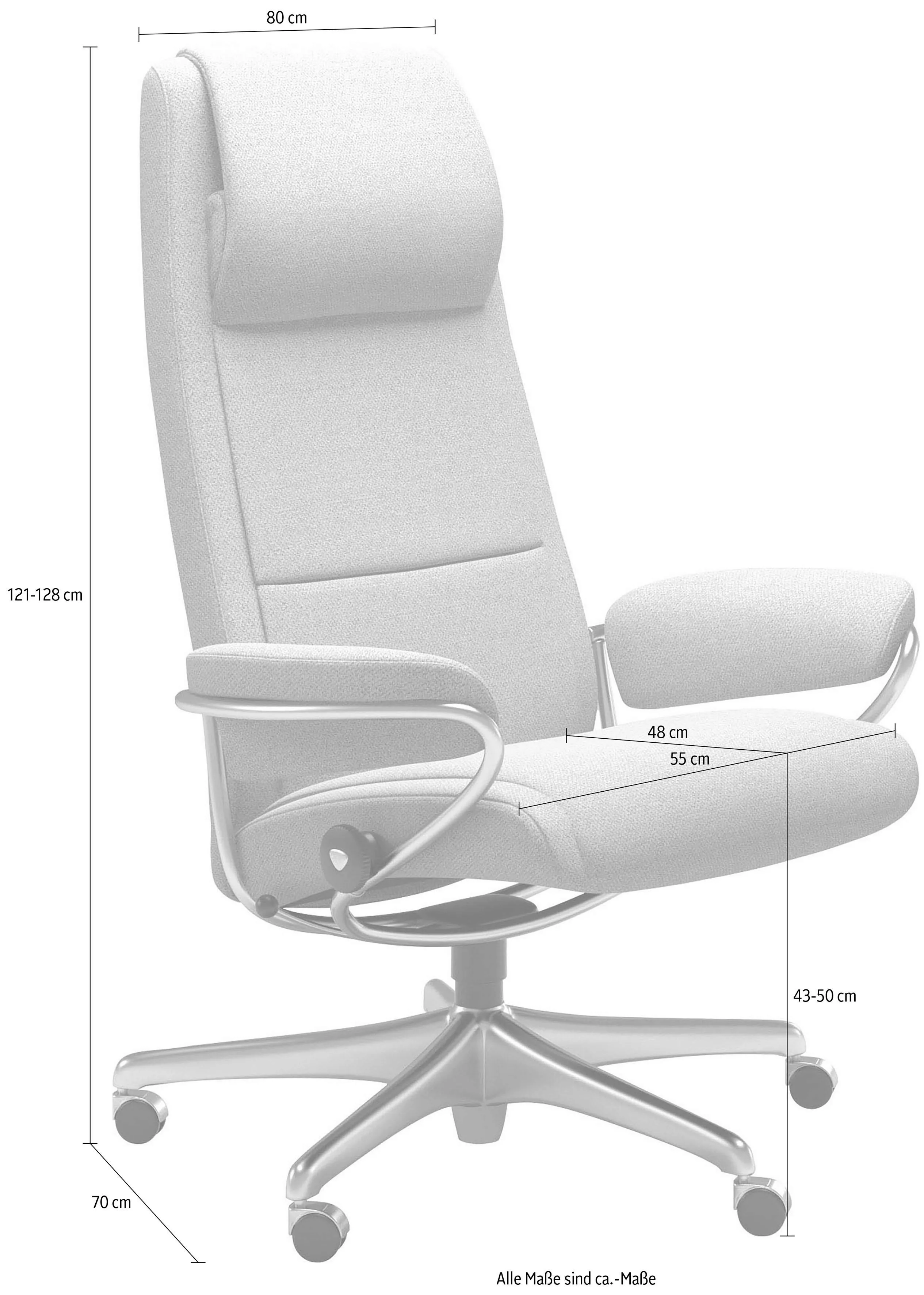 Stressless Relaxsessel "Paris", High Back, mit Home Office Base, Gestell Ch günstig online kaufen