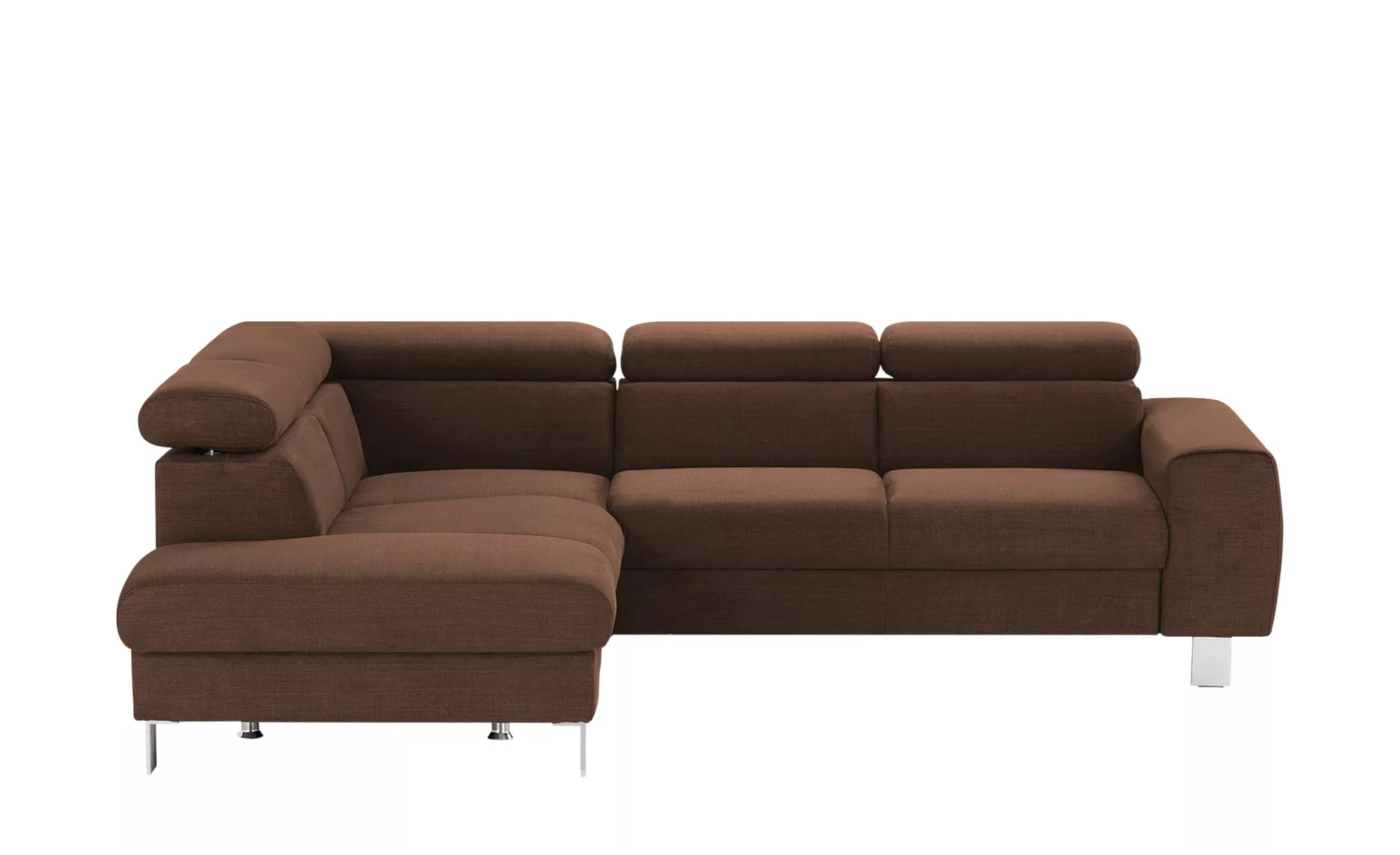 uno Ecksofa  Los Angeles - braun - 249 cm - 72 cm - Polstermöbel > Sofas > günstig online kaufen