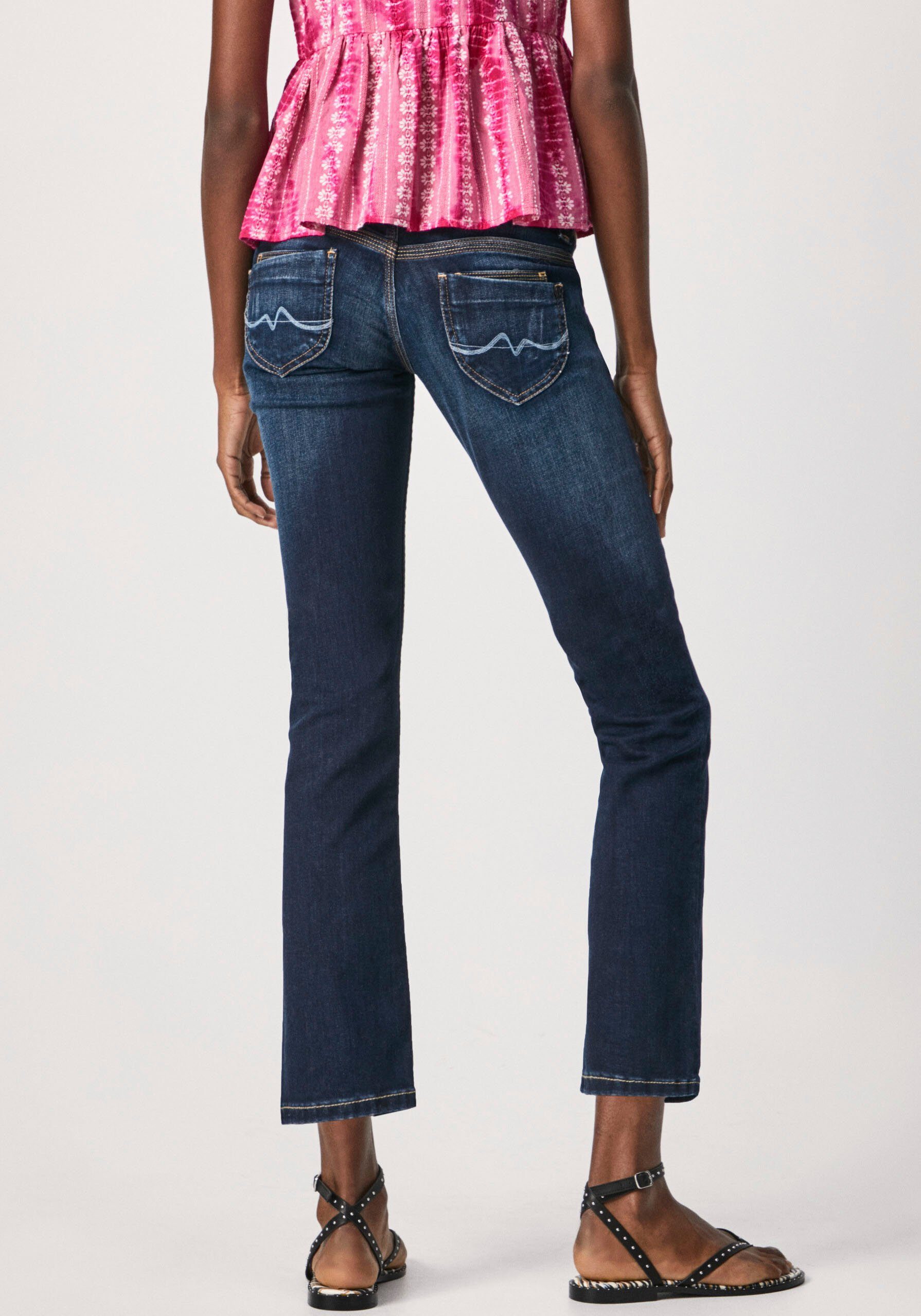 Pepe Jeans Straight-Jeans VENUS mit Badge günstig online kaufen