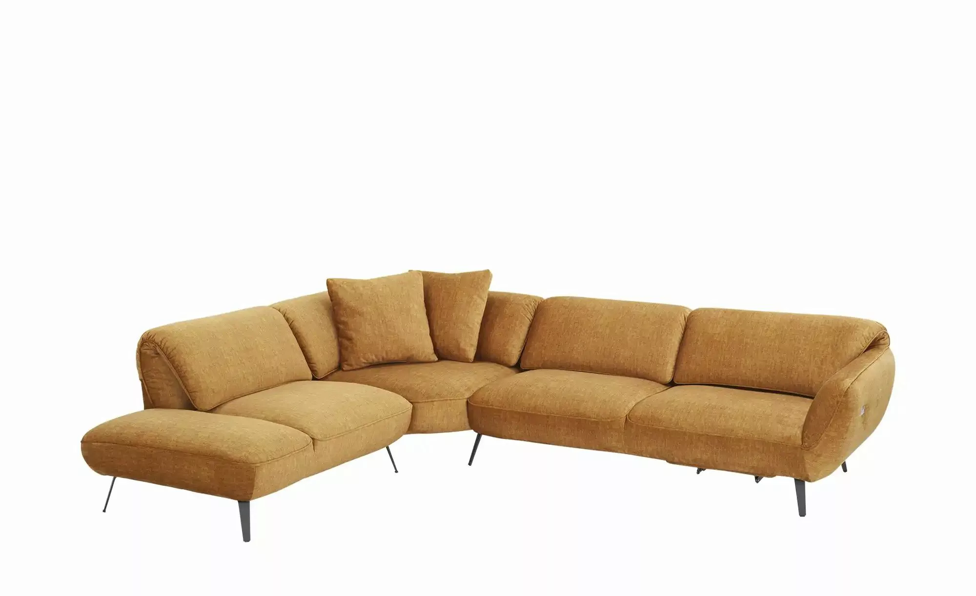 pop Ecksofa  Ventus ¦ gelb ¦ Maße (cm): B: 304 T: 246.0 Polstermöbel > Sofa günstig online kaufen