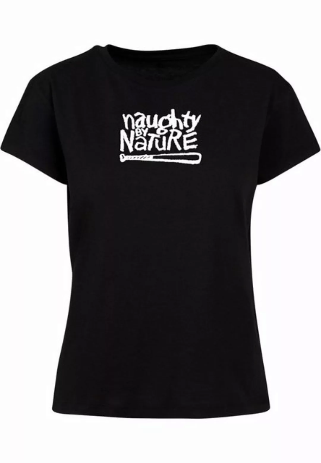 Merchcode T-Shirt Merchcode Damen Ladies Naughty By Nature - Logo Box Tee ( günstig online kaufen