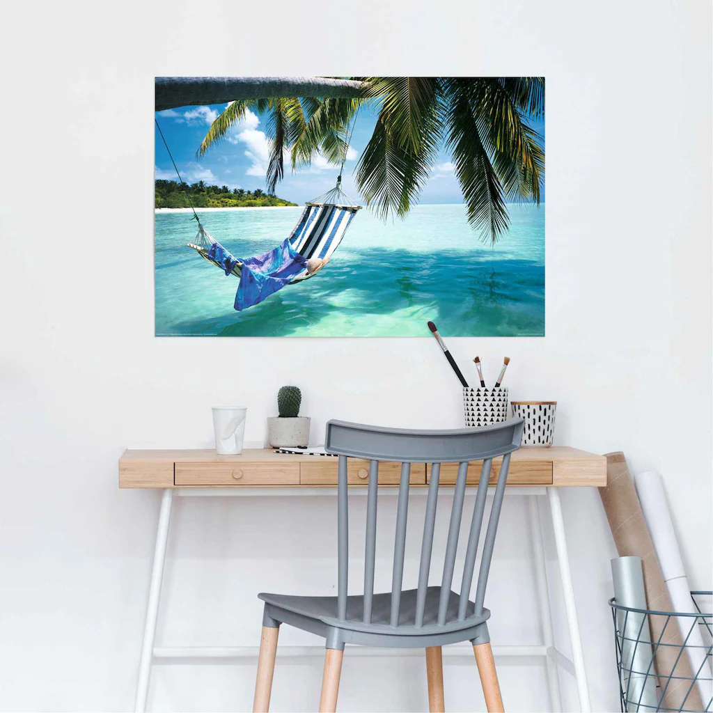 Reinders Poster "Hängematte am Strand", (1 St.) günstig online kaufen