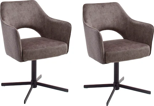 MCA furniture Esszimmerstuhl »Valetta«, (Set), 2 St., 2 er Set, 360° drehba günstig online kaufen
