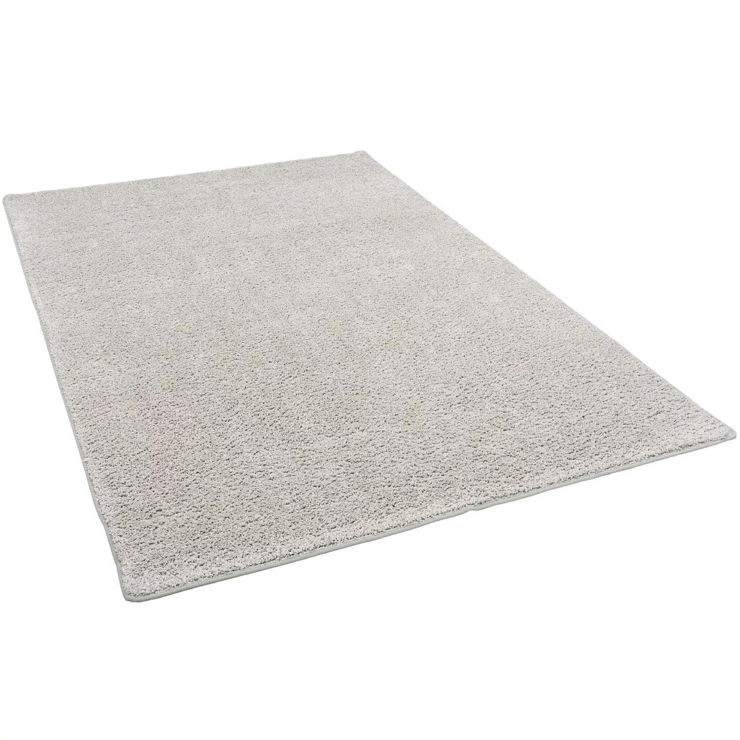 Snapstyle Hochflor Velours Teppich Mona Silbergrau 140x200cm günstig online kaufen