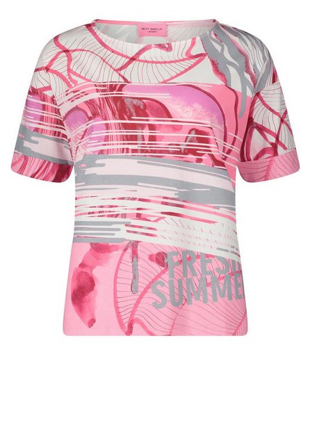 Betty Barclay T-Shirt Shirt Kurz 1/2 Arm, Pink/Grey günstig online kaufen