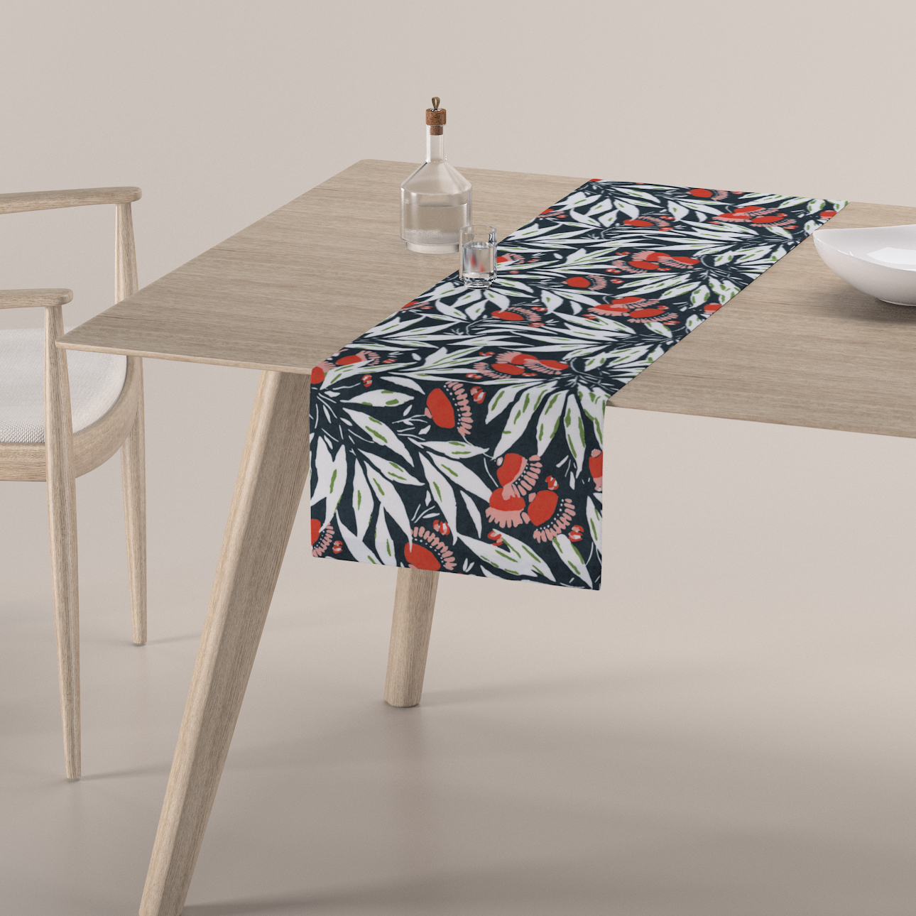 Tischläufer, dunkelblau-rot, 40 x 130 cm, Eden (144-20) günstig online kaufen