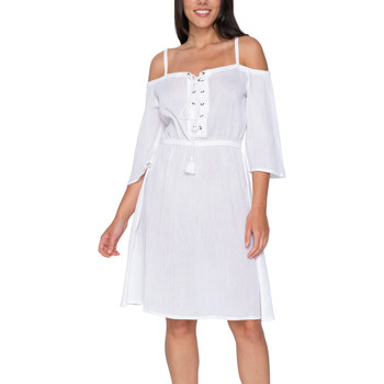Luna  Kleider Sommerkleid mit freien Schultern Halbärmel Mia  Splendida günstig online kaufen