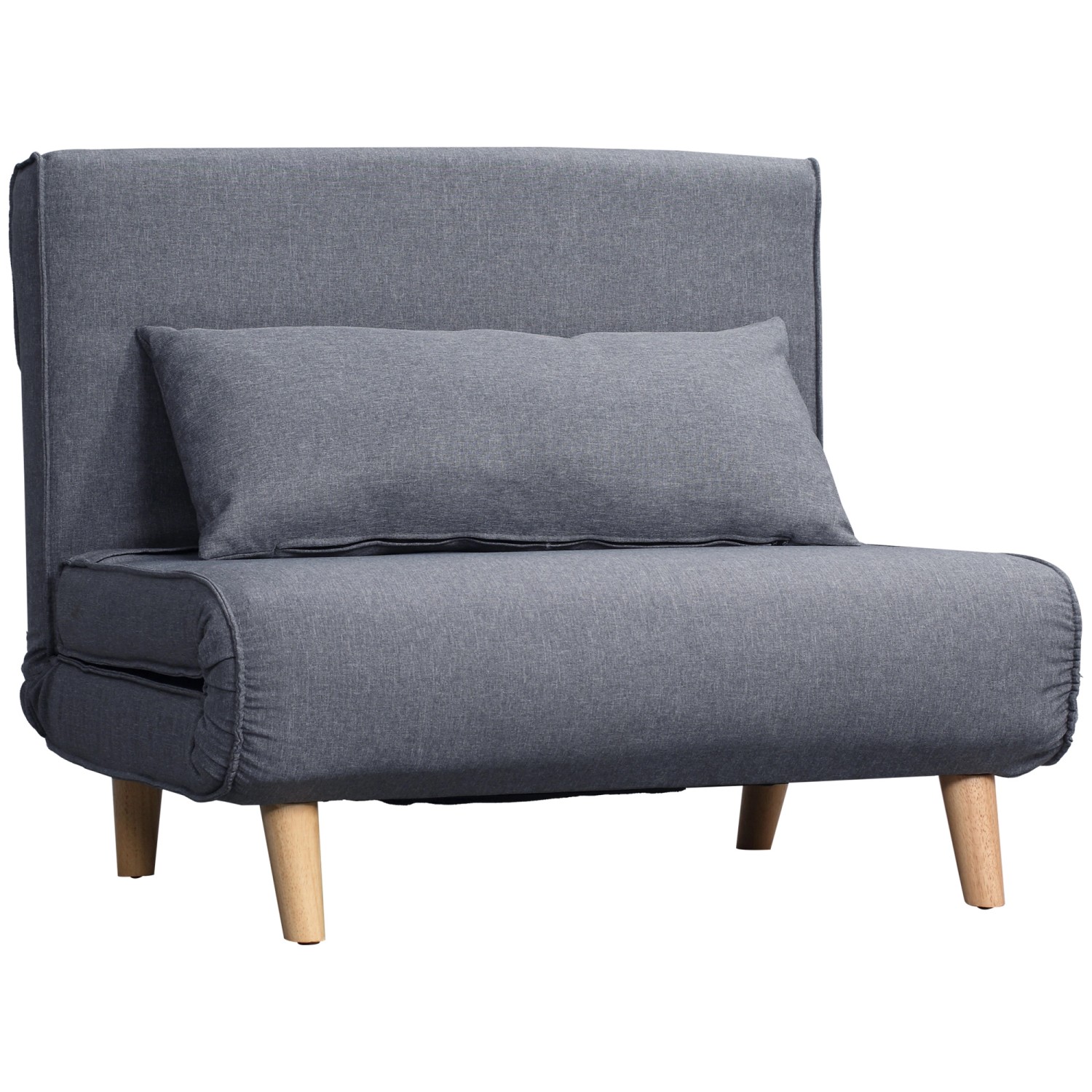 HOMCOM Einzelsofa Verstellbar Rückenlehne Liege 94 x 78 x 80 cm günstig online kaufen