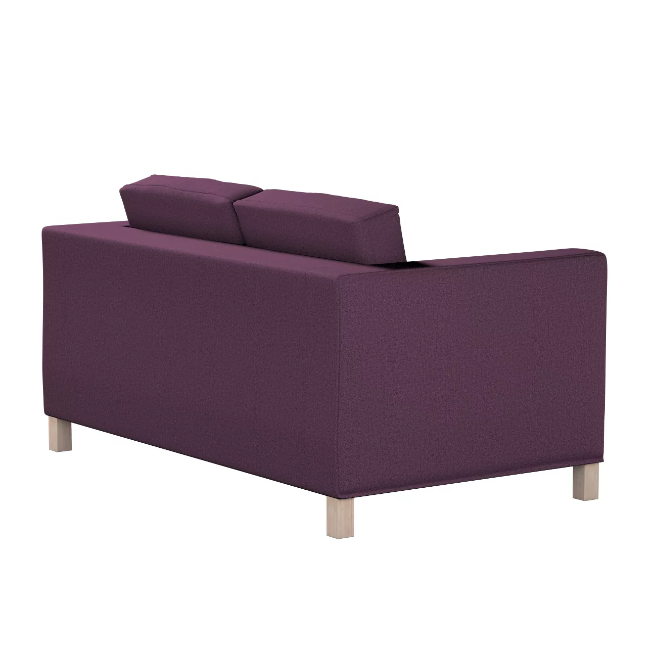 Bezug für Karlanda 2-Sitzer Sofa nicht ausklappbar, kurz, pflaume, 60cm x 3 günstig online kaufen