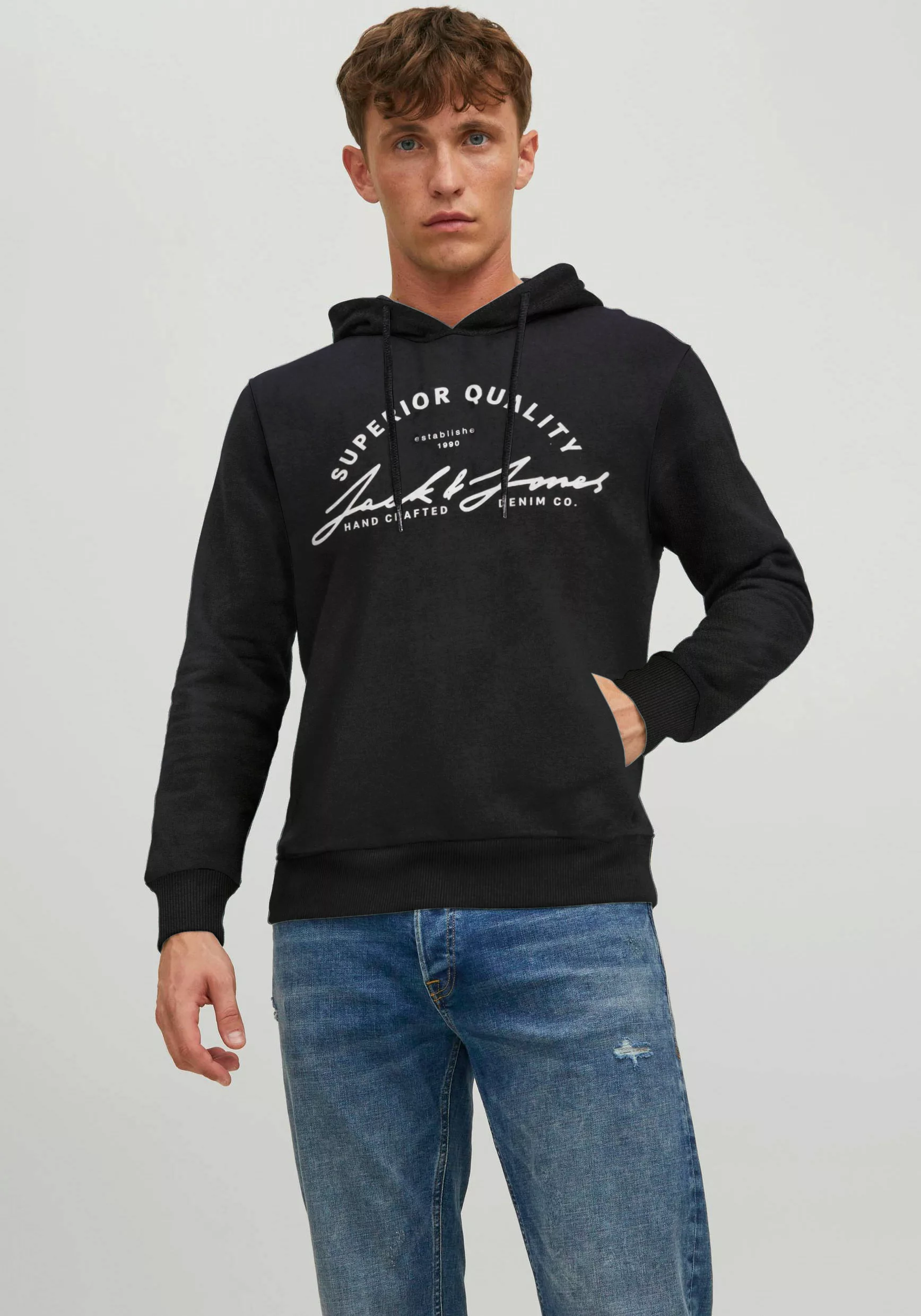Jack & Jones Kapuzensweatshirt "JJACE SWEAT HOOD" günstig online kaufen