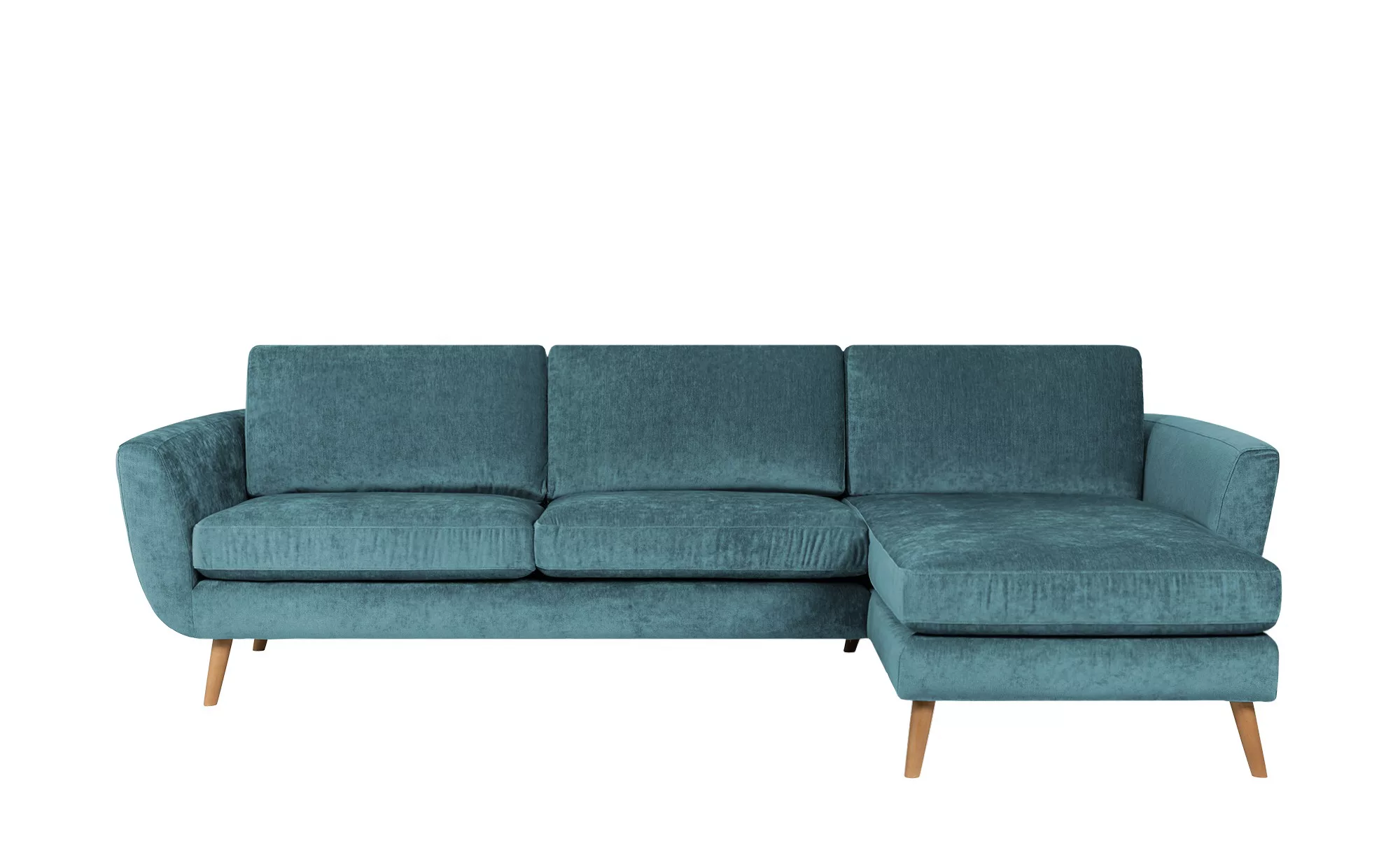 SOHO Ecksofa  Smilla  ¦ türkis/petrol ¦ Maße (cm): B: 274 H: 85 T: 156.0 Po günstig online kaufen