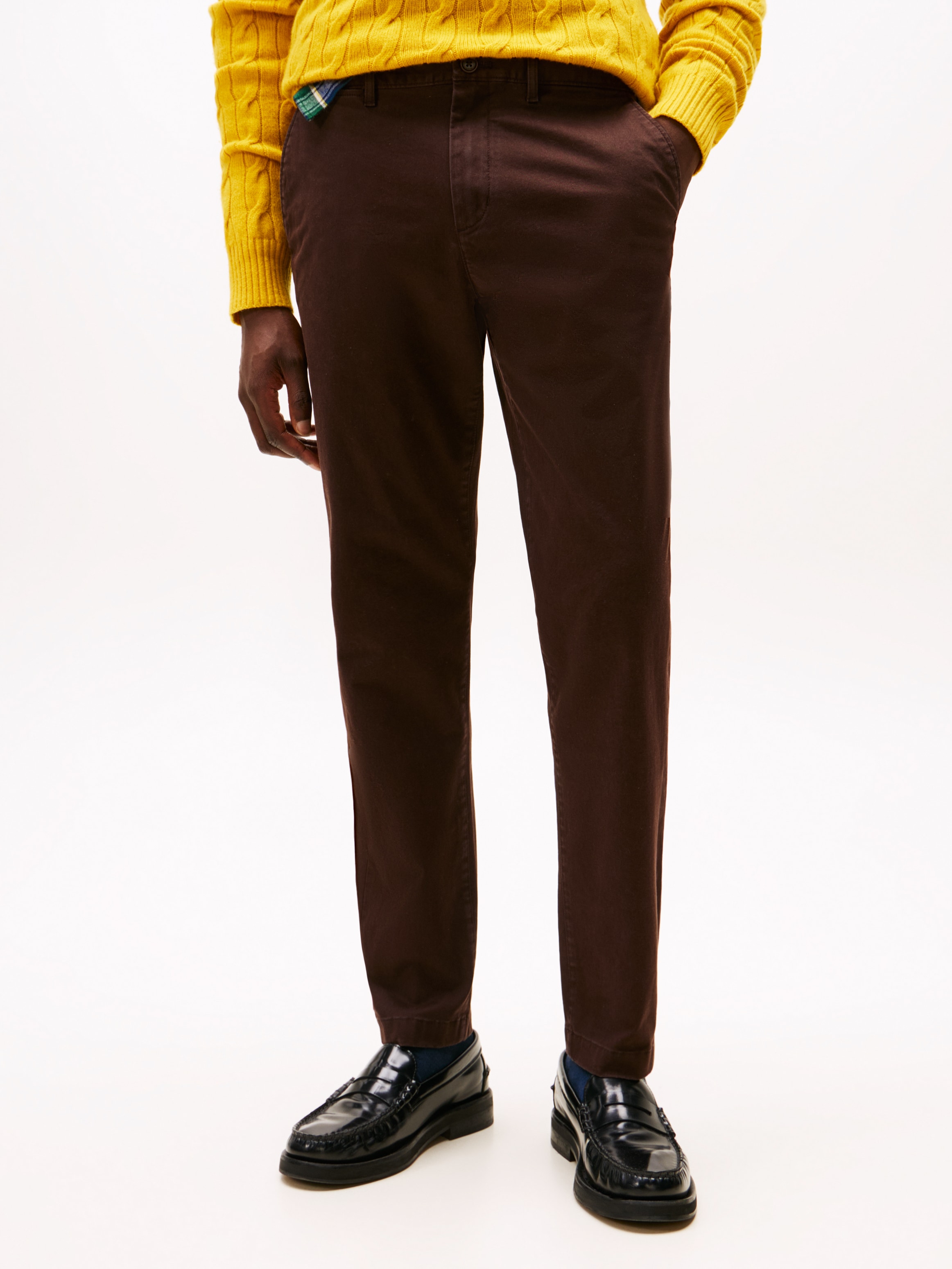 Tommy Hilfiger Chinohose "CORE HARLEM ESSENTIAL", Tapered Leg, Basic, schli günstig online kaufen