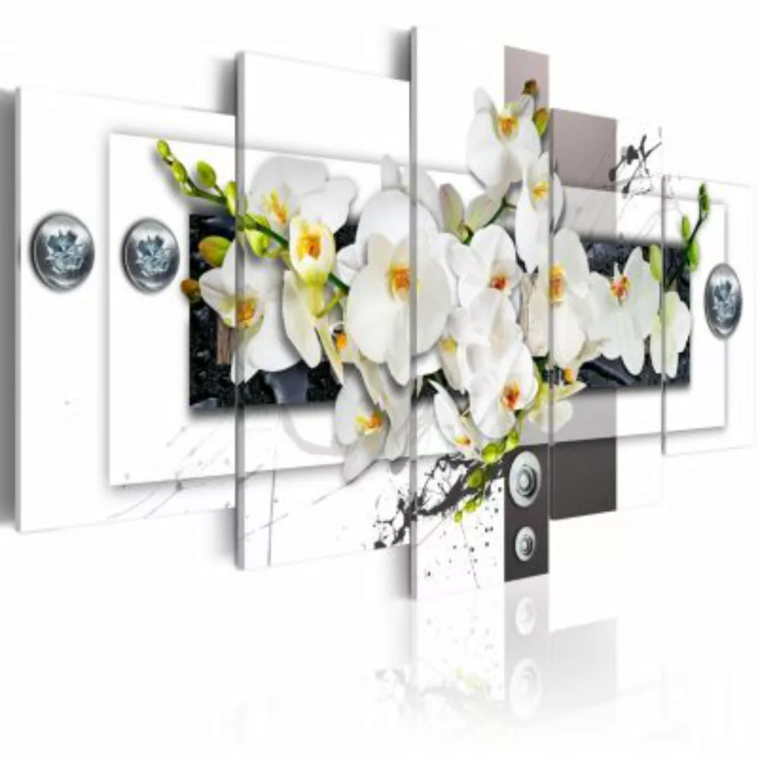 artgeist Wandbild Mechanical Orchid mehrfarbig Gr. 200 x 100 günstig online kaufen