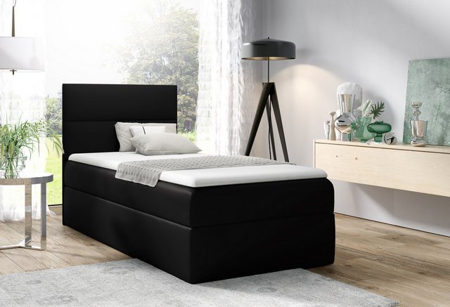 Schlaffabrik Boxspringbett MINI 1 (Madryt 9100), inkl. Matratze, Topper, St günstig online kaufen