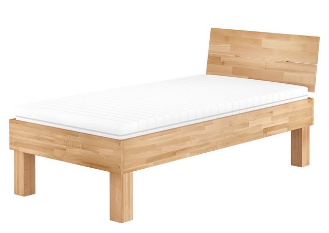 ERST-HOLZ Bett Hohes Seniorenbett extra stabil Buche natur lackiert, Buchen günstig online kaufen