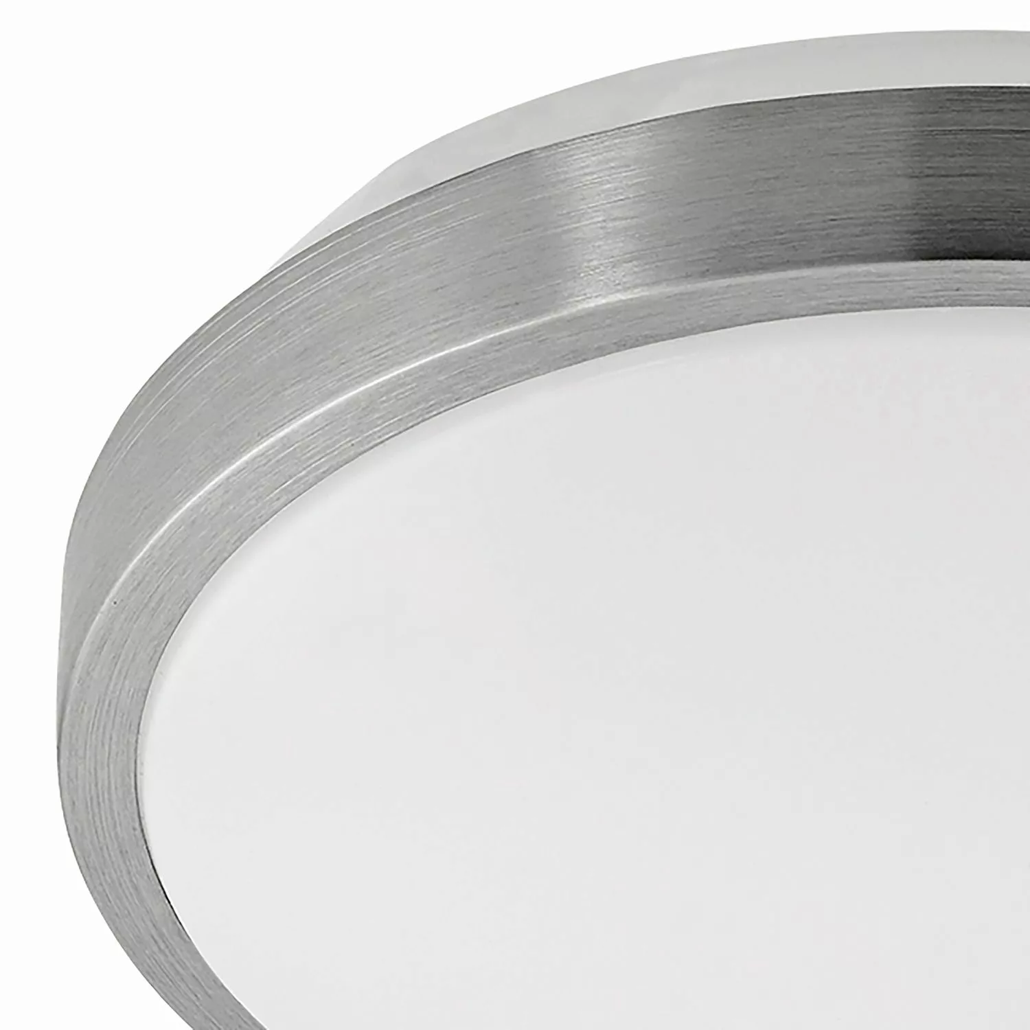 LED Deckenleuchte inkl. Leuchtmittel, weiß, nickel-matt, 245mm günstig online kaufen