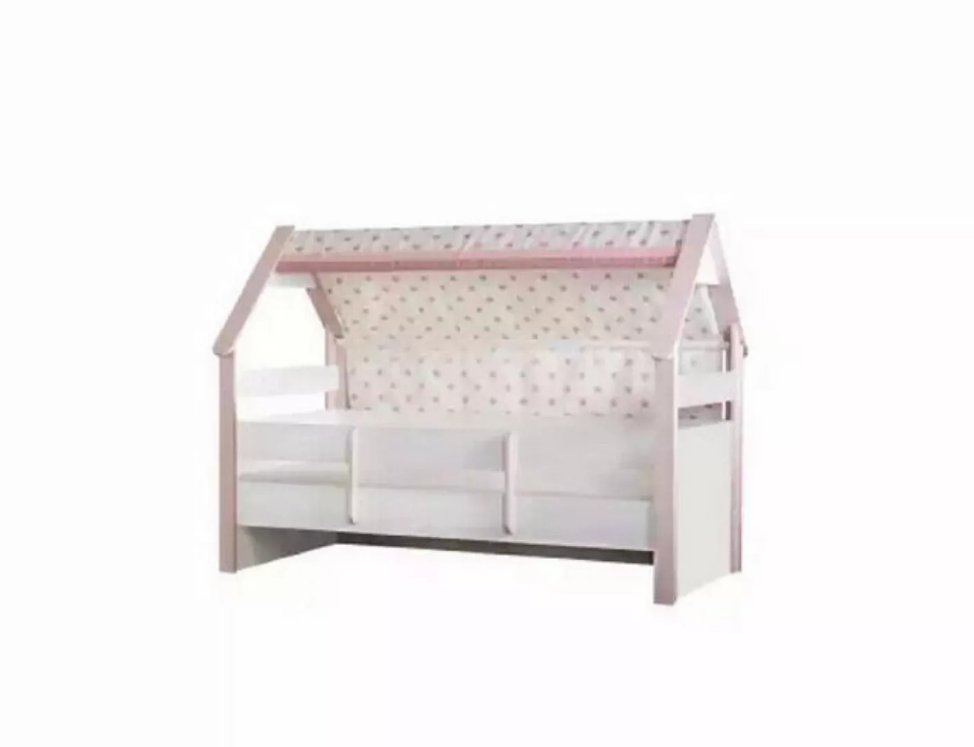 JVmoebel Bett Rosa Kinderbett Bett Kinderzimmer Holz Betten Kindermöbel (1- günstig online kaufen