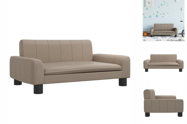 vidaXL Kindersofa Kindersofa Cappuccino 70x45x30 cm Kunstleder Kindercouch günstig online kaufen