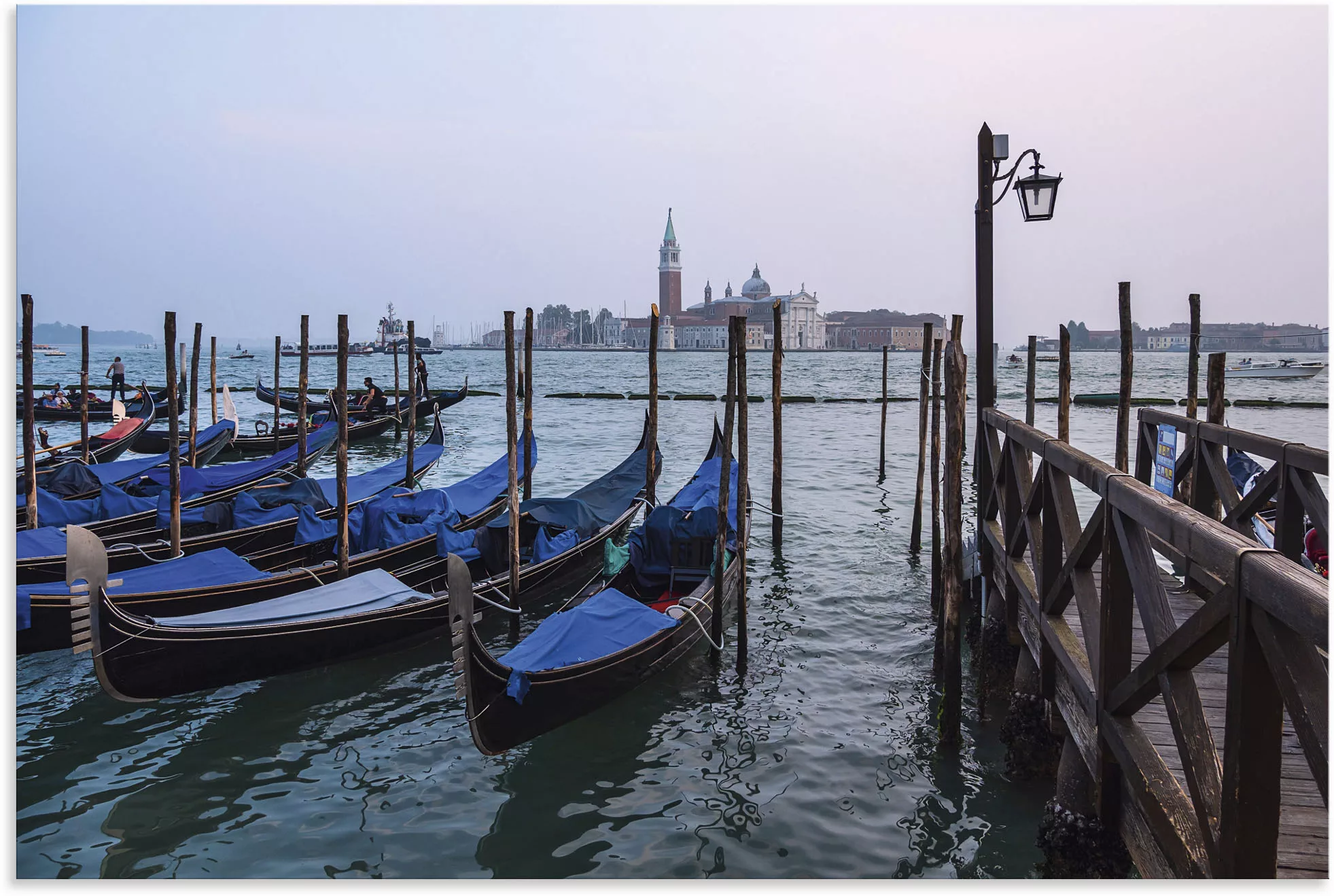 Artland Wandbild "Blick auf die Insel San Giorgio Maggiore", Bilder von Boo günstig online kaufen