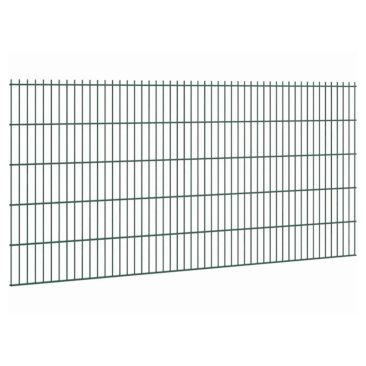 Doppelstabmattenzaun Stärke 8/6/8 Grün 103 x 251 cm günstig online kaufen