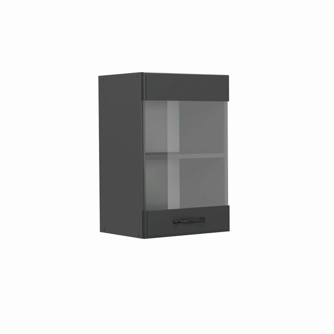 Vicco Glashängeschrank R-Line, Anthrazit Landhaus/Anthrazit, 40 günstig online kaufen
