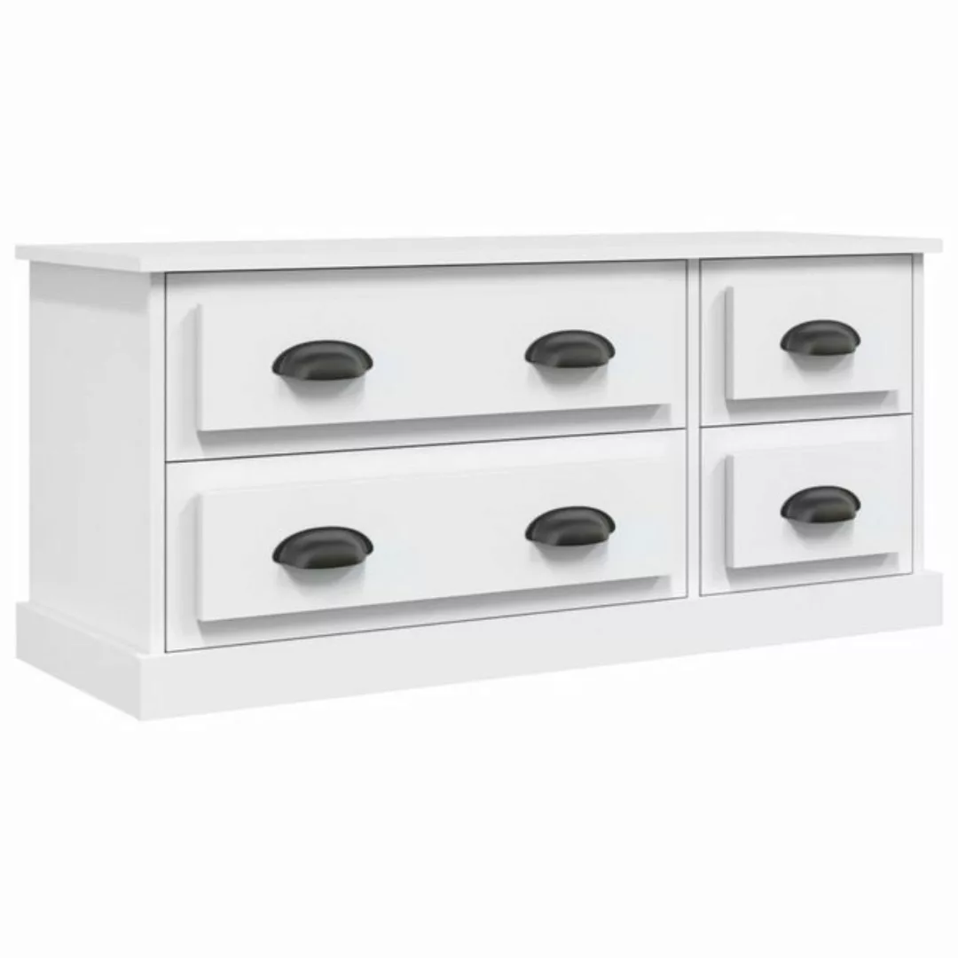 furnicato TV-Schrank Weiß 100x35,5x45 cm Holzwerkstoff günstig online kaufen