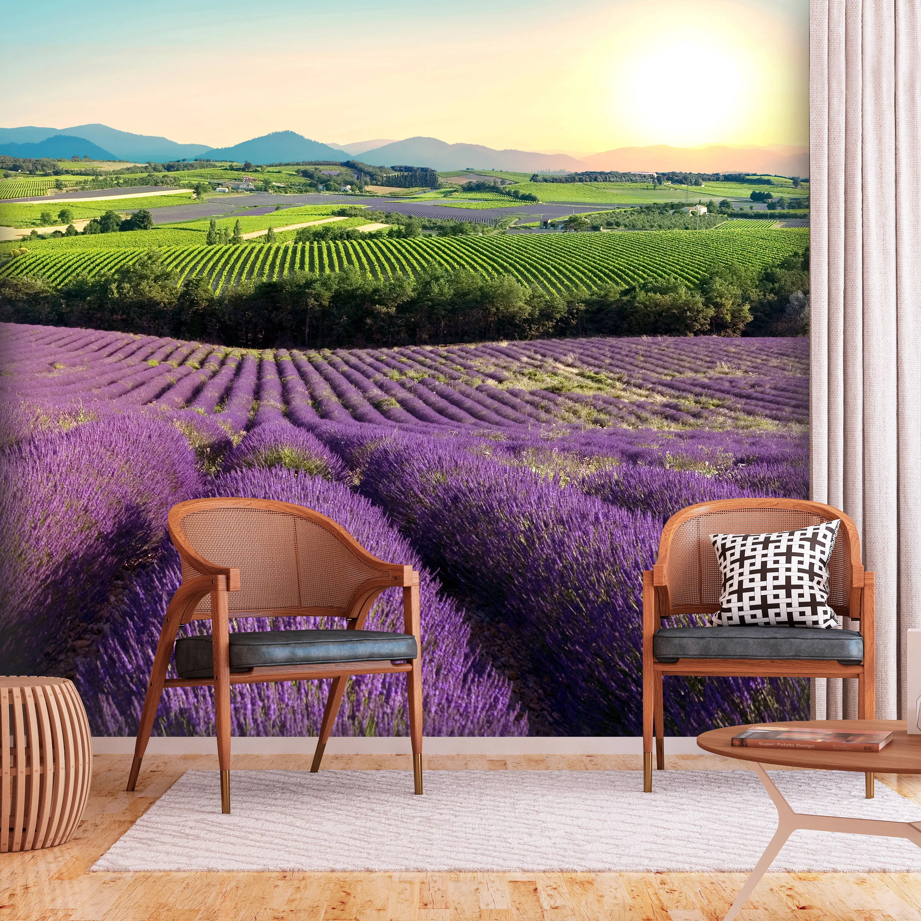 Fototapete - Lavender Field günstig online kaufen