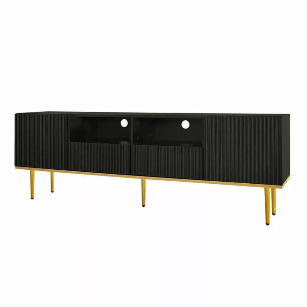 Rutaqian TV-Schrank Fernsehtisch mit Türen, moderne grifflose TV-Board, (1- günstig online kaufen