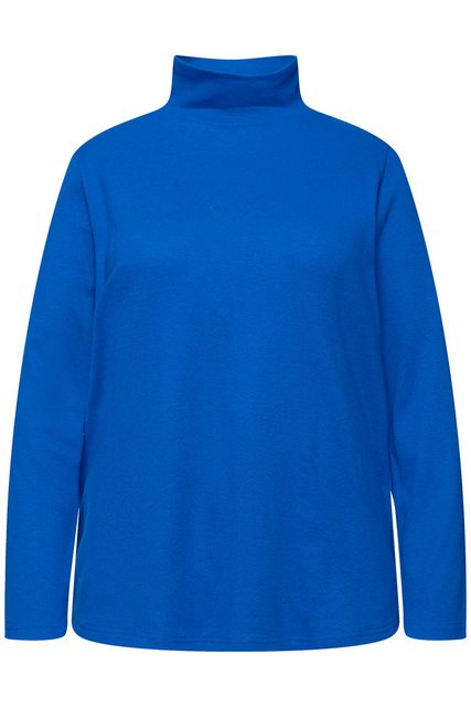 Ulla Popken Rundhalsshirt Shirt Rollkragen Classic Langarm günstig online kaufen