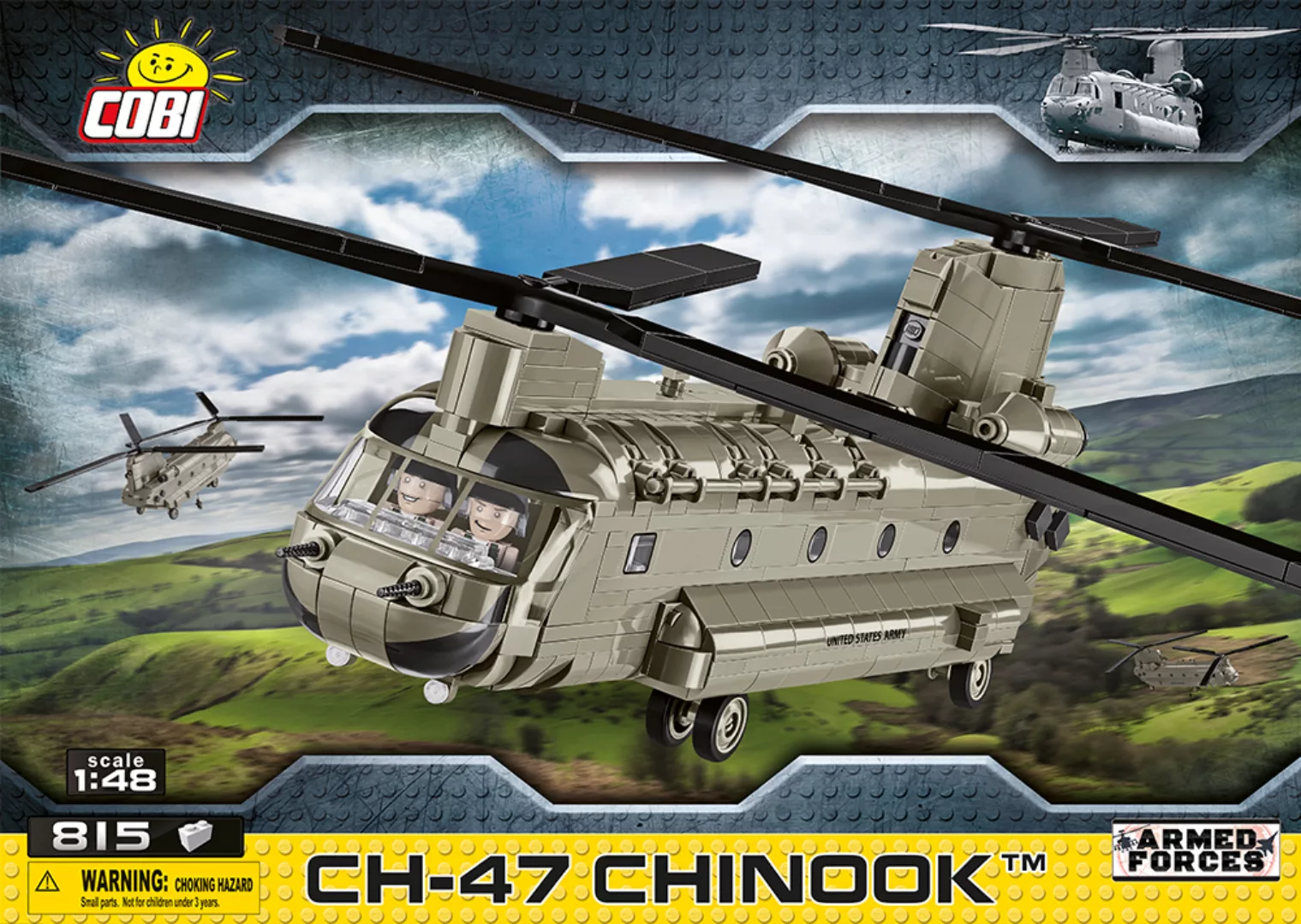 Cobi 5807 - Konstruktionsspielzeug - Ch-47 Chinook günstig online kaufen