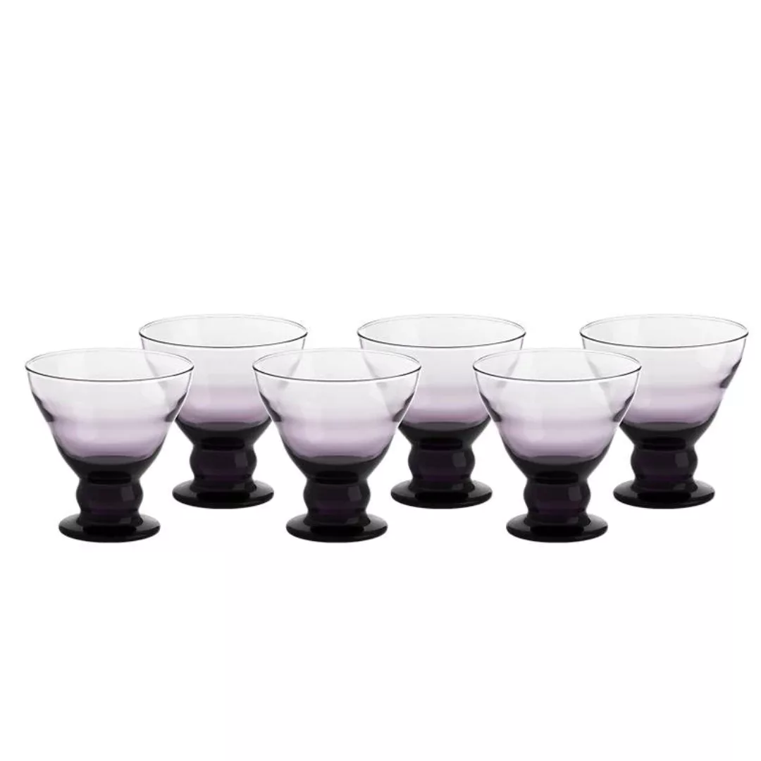 Eiscremeglas Antico 6er-Set Colori Vero 12,5cm lila günstig online kaufen