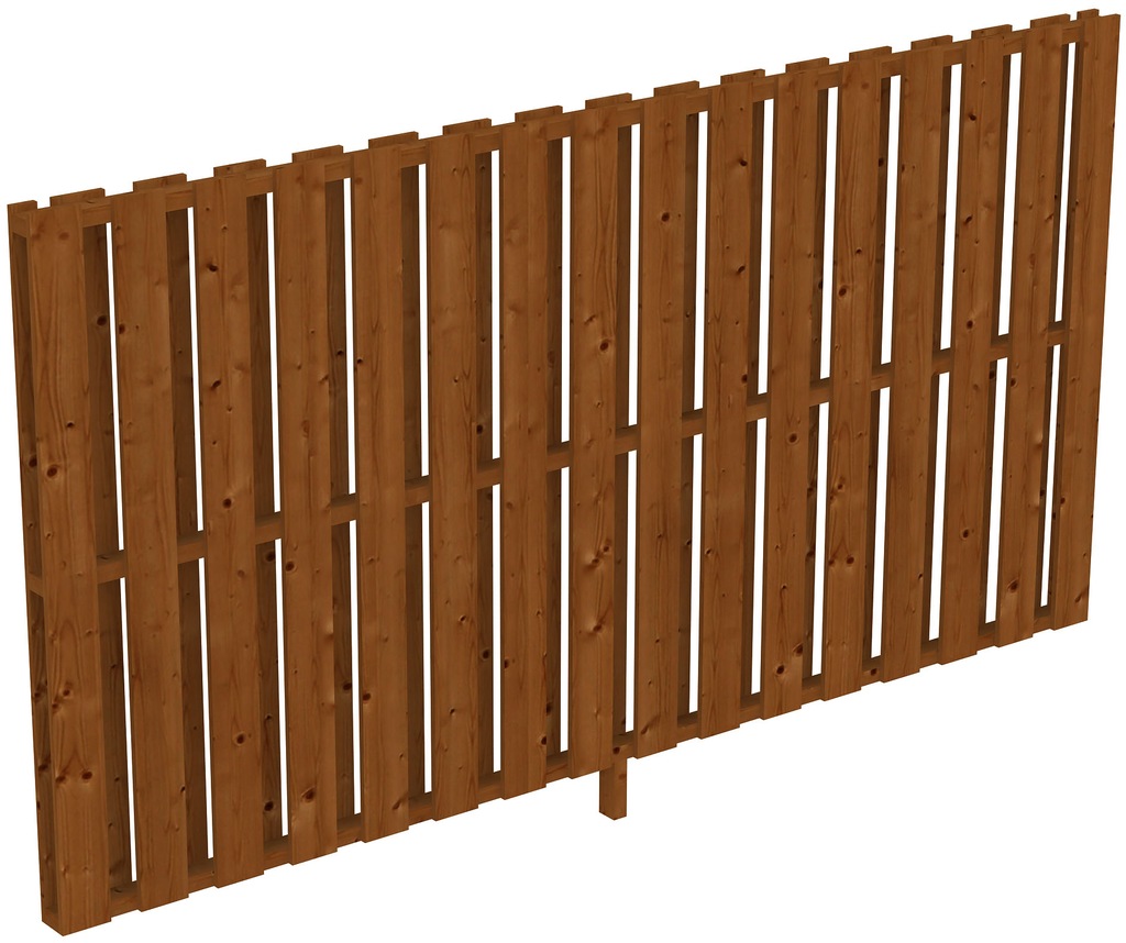 Skan Holz Seitenwand Deckelschalung 305 x 160 cm Douglasie Nussbaum günstig online kaufen