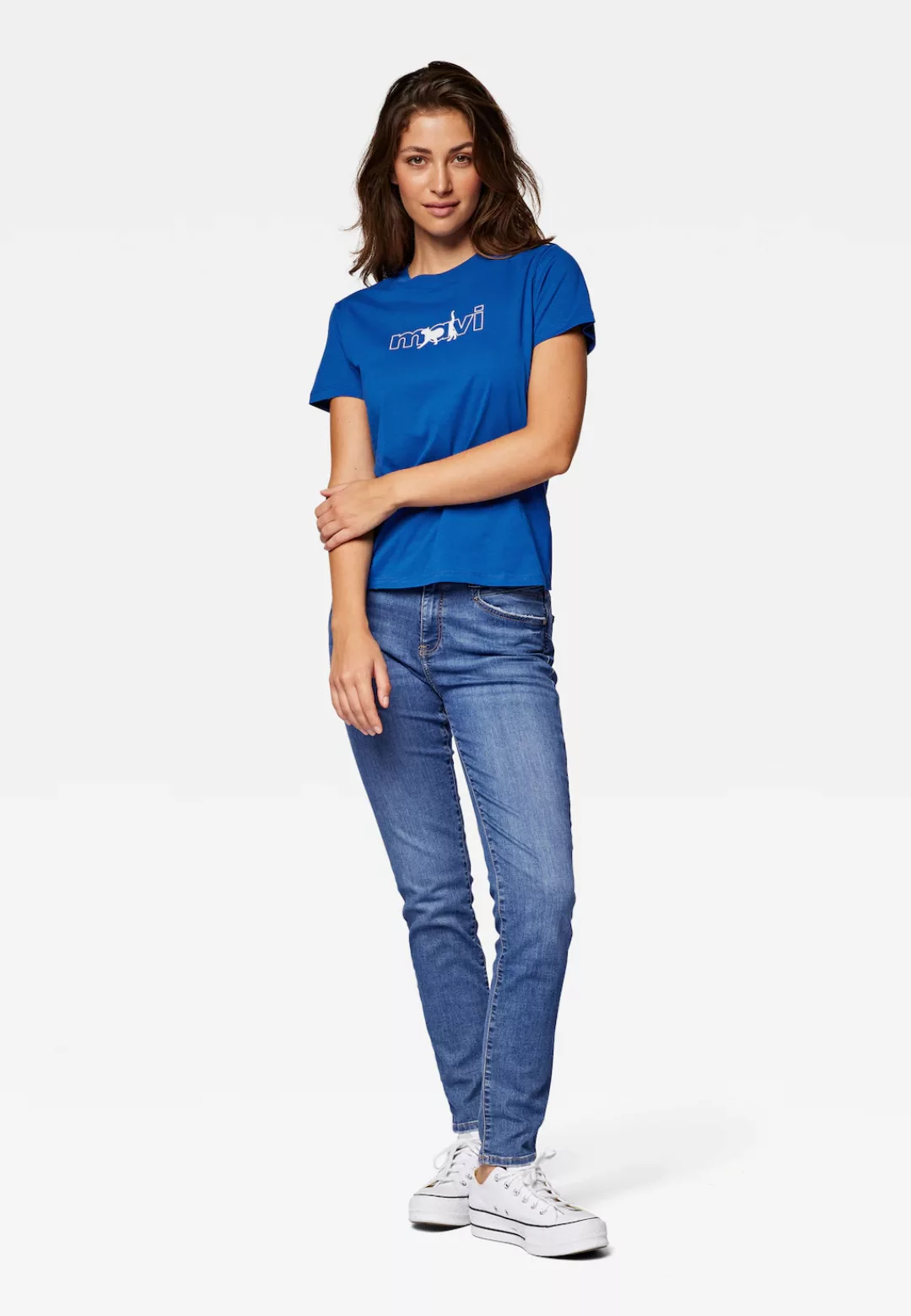 Mavi Rundhalsshirt "MAVI PRINTED T-SHIRT", T-Shirt Mit Mavi Print günstig online kaufen
