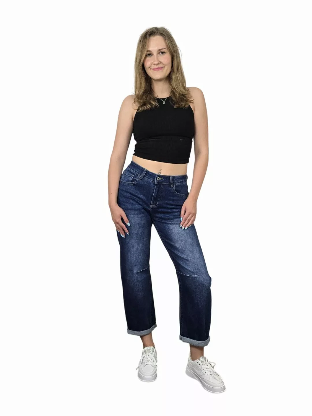 ESViViD 5-Pocket-Jeans O-Shape / Wide Leg günstig online kaufen