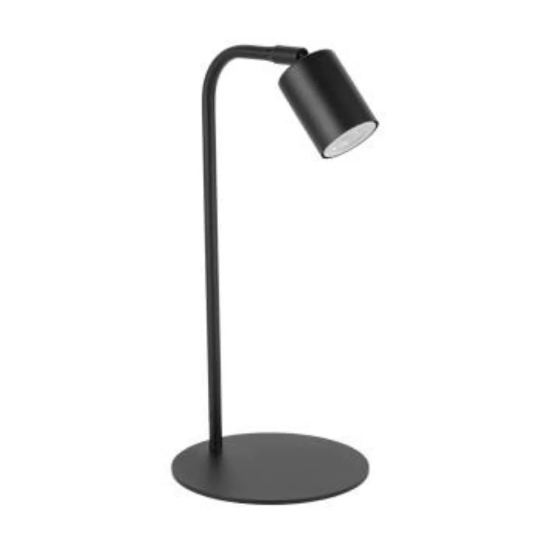 Schreibtischlampe Metall 40 cm klein Schwarz verstellbar günstig online kaufen