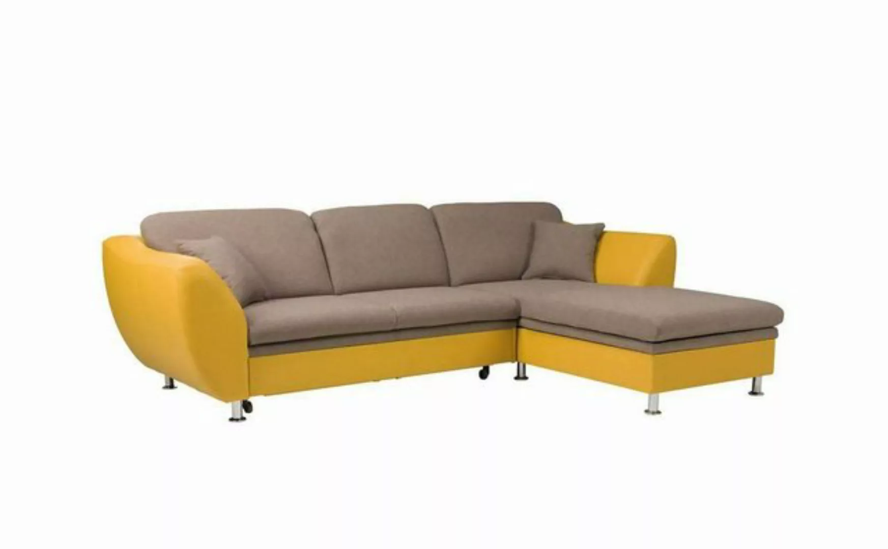 JVmoebel Ecksofa Moderne Braun-Orange Eckcouch Luxus Ecksofa Sitzmöbel Neu, günstig online kaufen