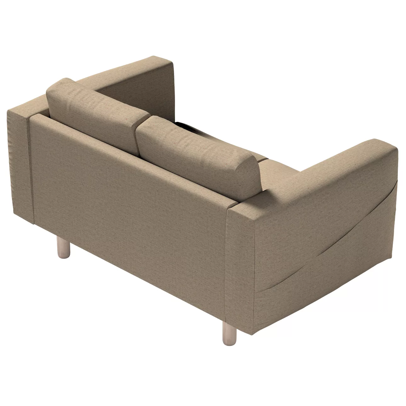 Bezug für Norsborg 2-Sitzer Sofa, beige, Norsborg 2-Sitzer Sofabezug, Madri günstig online kaufen