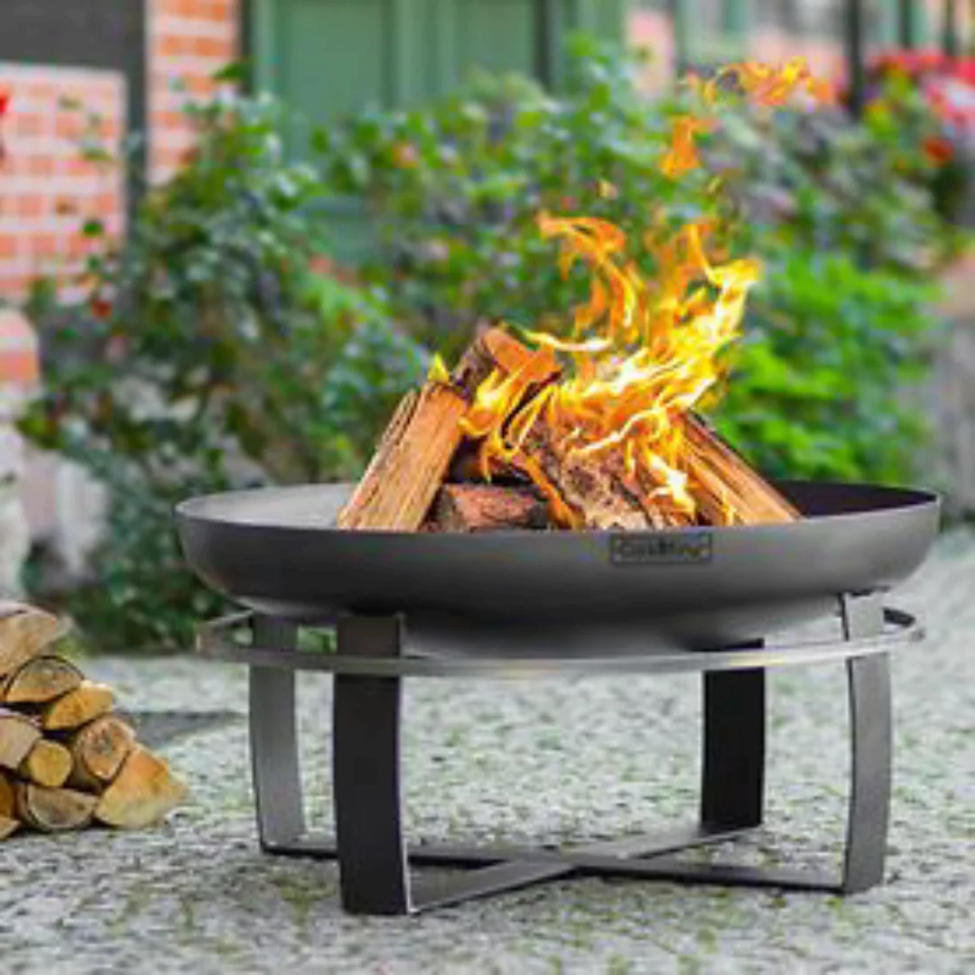 CookKing Feuerschale XXL Viking schwarz Stahl B/H/T: ca. 80x50x80 cm günstig online kaufen