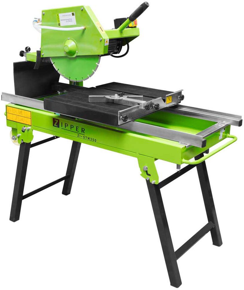 Zipper Steintrennmaschine ZI-STM350 mit 350 mm Diamant-Trennscheibe günstig online kaufen