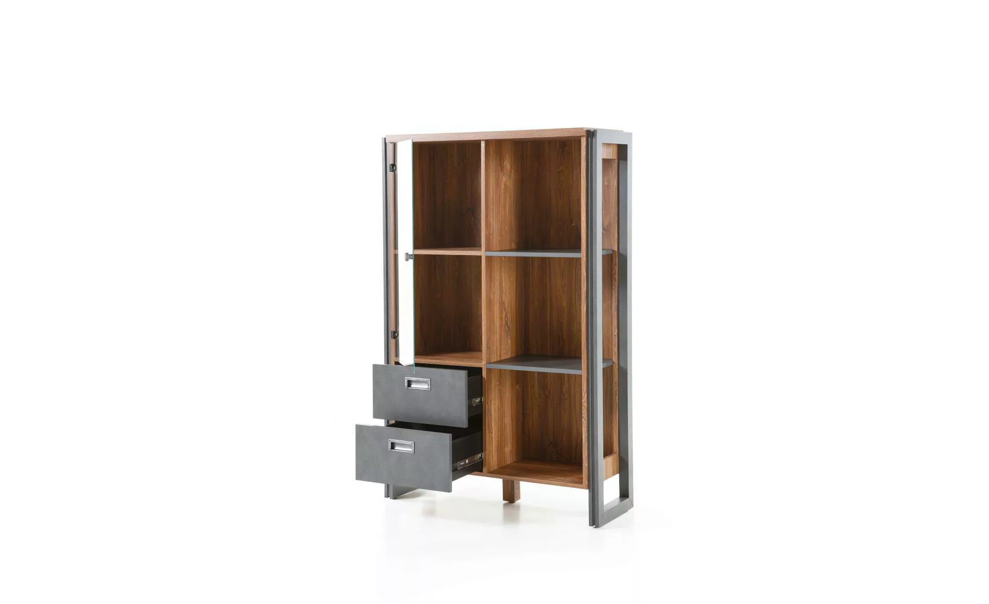 Vitrine  Dinan ¦ braun ¦ Maße (cm): B: 90 H: 33 Kommoden & Sideboards > Vit günstig online kaufen