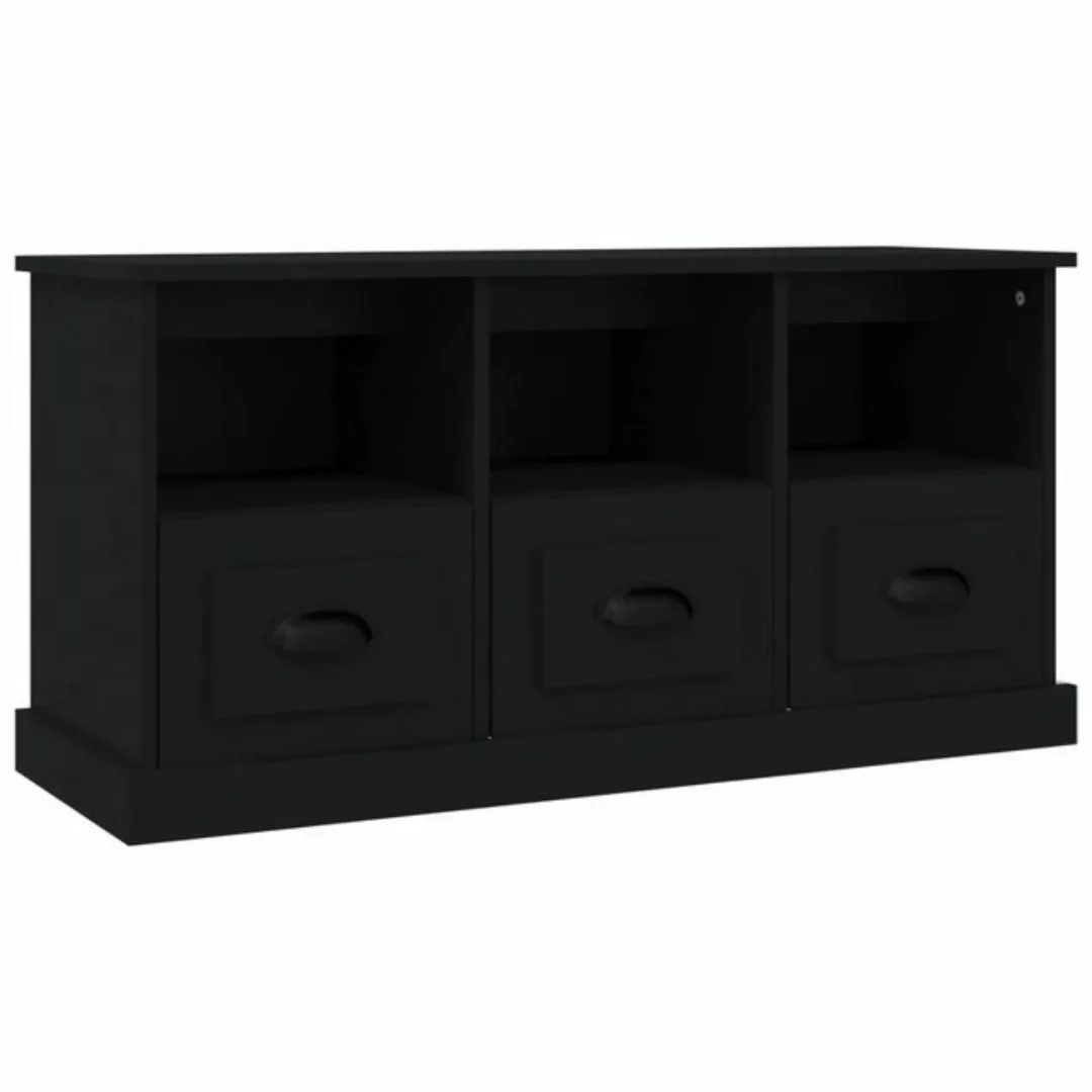 Vidaxl Tv-schrank Schwarz 100x35x50 Cm Holzwerkstoff günstig online kaufen