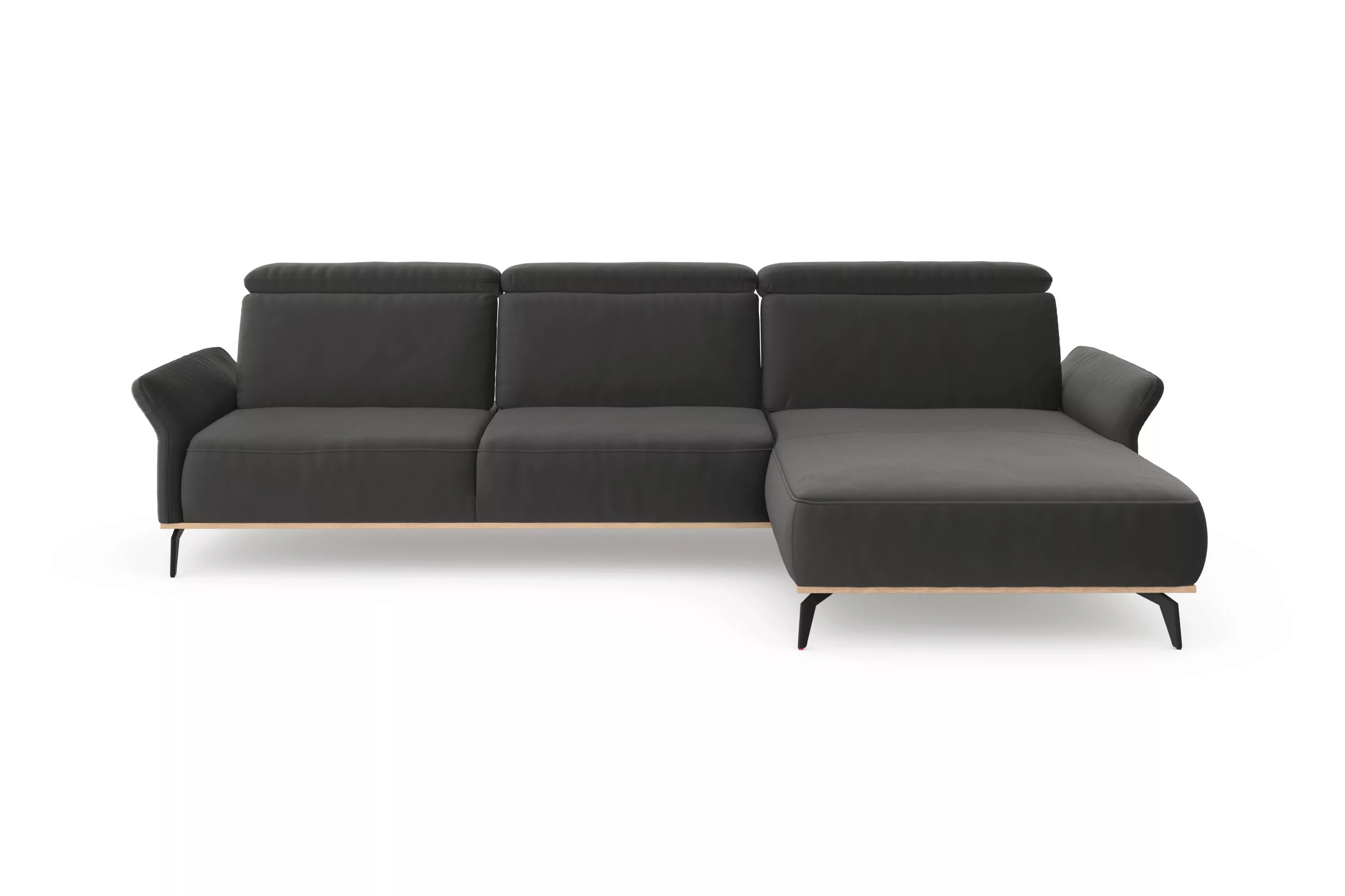 Places of Style Ecksofa »Fjord L-Form«, massiv, wahlweise mit Armlehnfunkti günstig online kaufen