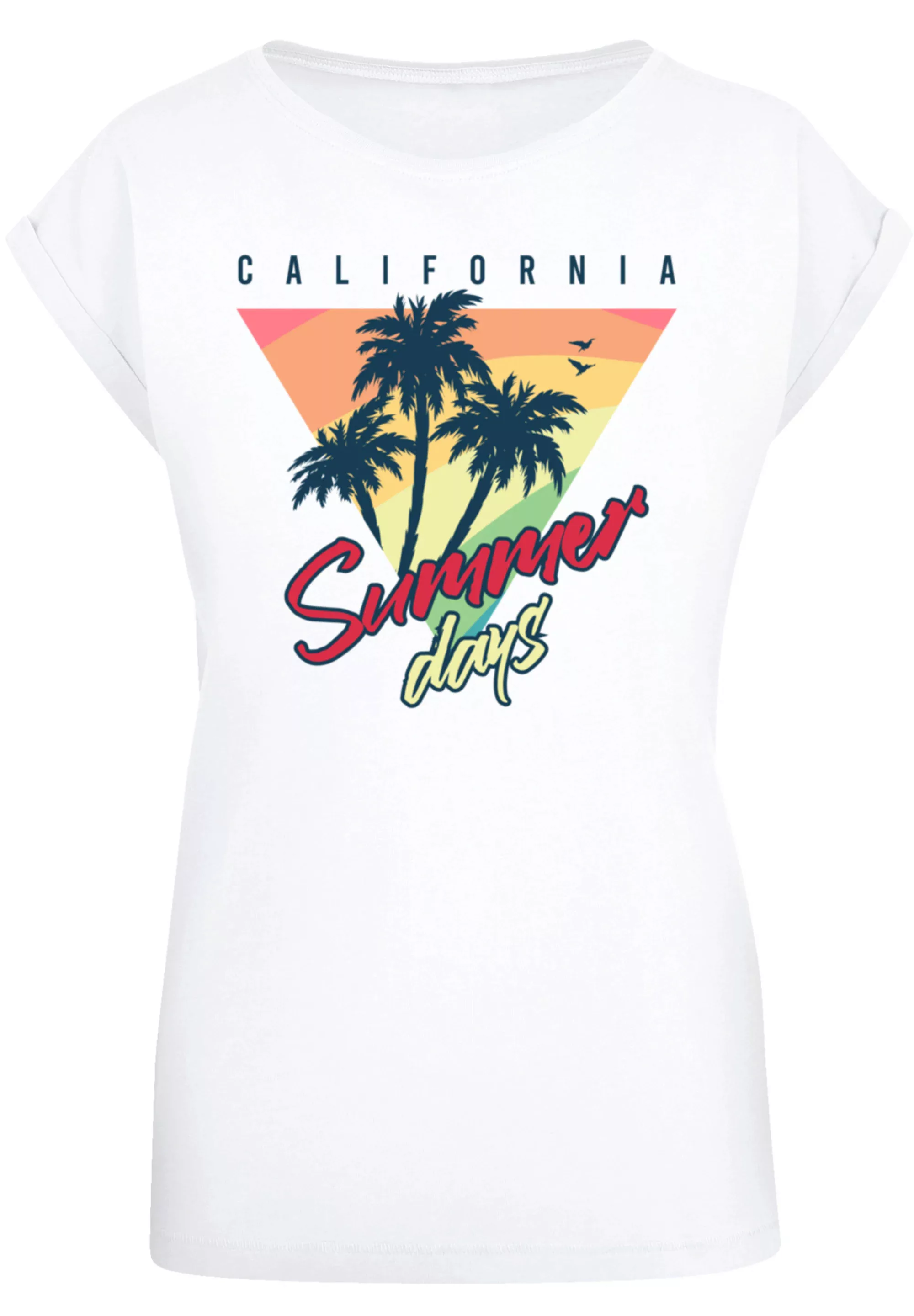 F4NT4STIC T-Shirt "California Palmen Retro", Premium Qualität günstig online kaufen